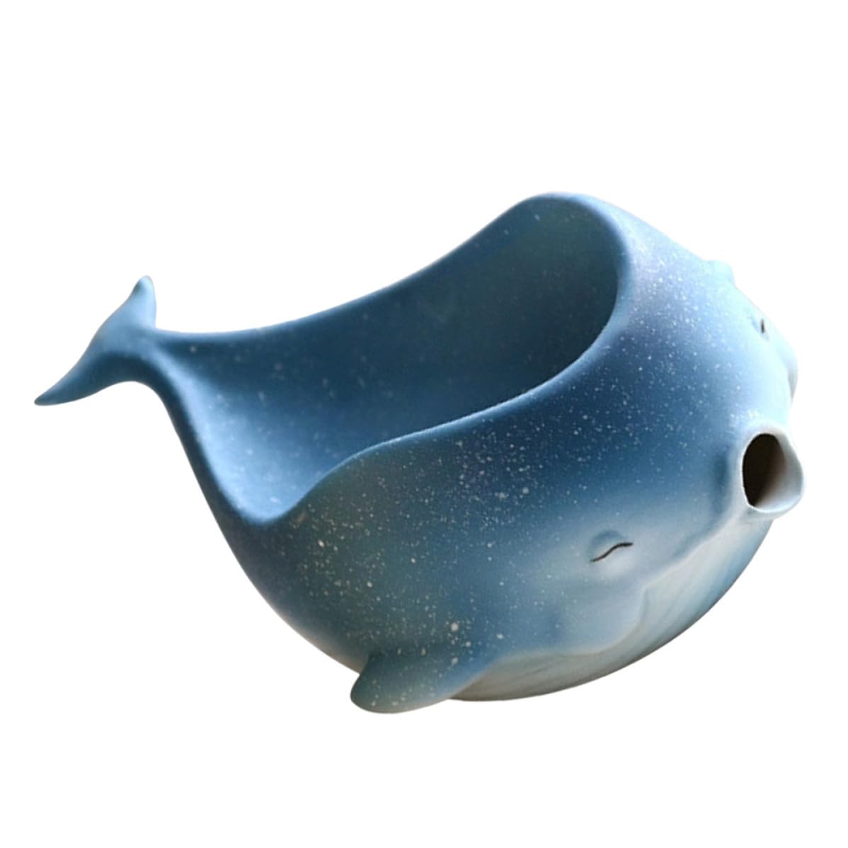 Forma de Ballena Jabonera Escurridor Automático, de Cerámica