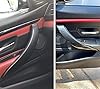 HommyFine Car Door Handle Cover for BMW 3 4 Series F30 3GT F34 F36 2013-2018 Interior Door Handles Replace Cover (Carbon Fiber Black, Right) #2