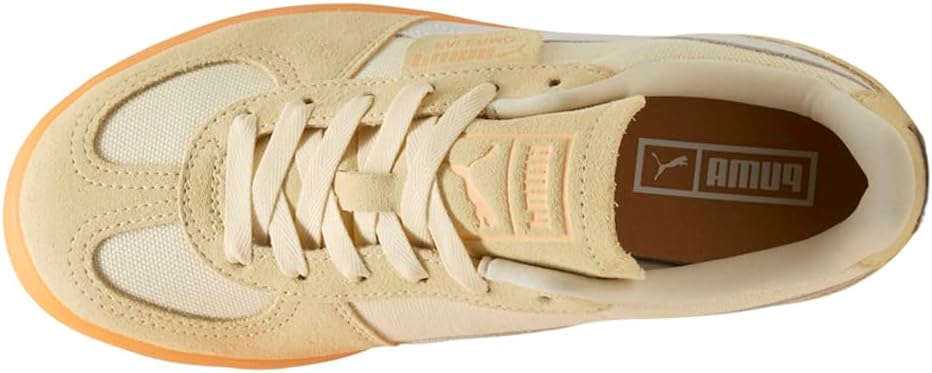 PUMA Womens Palermo Elevata Platform Sneakers Shoes Casual - Yellow