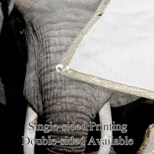 Couverture lit éléphant en polaire douce pour des soirées cocooning chaleureuses