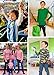 Boy's Long Sleeve Crew Neck Top Orange White Stripes XX-Large