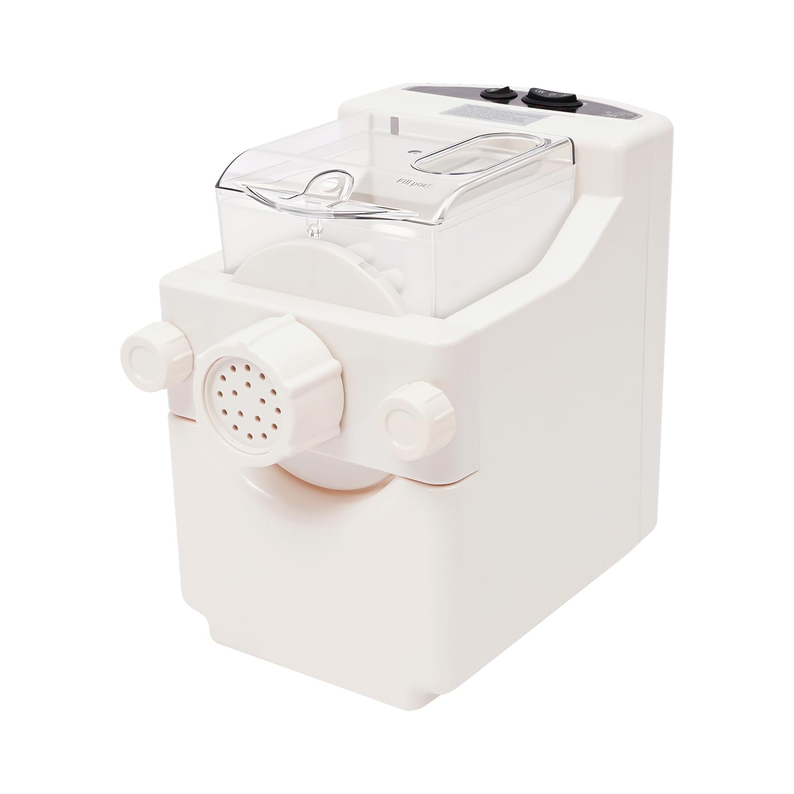 Macchina elettrica per pasta da 180 W, 220 V, macchina per pasta elettrica multifunzione, con 9 testine di formatura, completamente automatica, per uso domestico, per sfoglia per ravioli, spaghetti