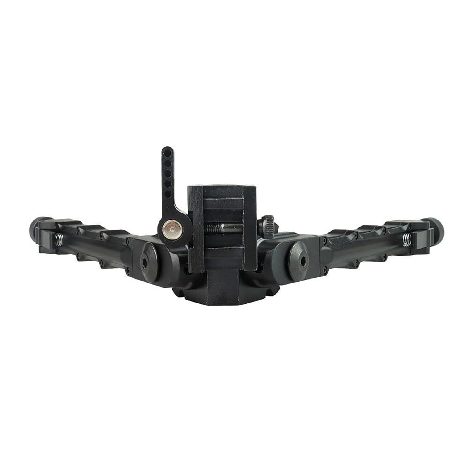 Bipied V9 en Alliage D'aluminium, Bipied Tactique QD, Extension De 7 À 8,5 Pouces, Support Tactique Réglable for Rail De 20 Mm(Black)