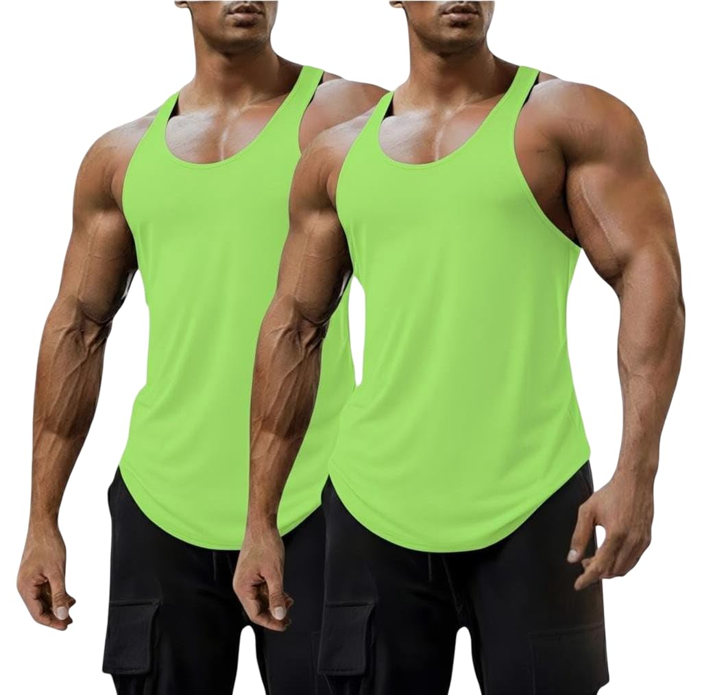 furrr Men's Polyster Regular Fit Gym Vest (Pack of 2)-picture-36
