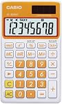 Casio SL-300VC-PK SL300VCPKSIH Calculatrice de portefeuille solaire avec 8-Digit Affichage (Pink)