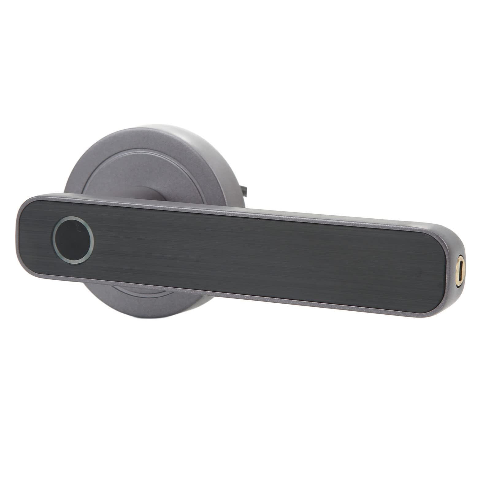 Fingerprint Door Knob Smart Lock, 1.5S Unlocking, 20 Fingerprints, High Security, Aluminum Alloy, Easy Installation Design,