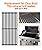 SHINESTAR 18 1/4 Inch Grill Grates Replacement for Charbroil TRU-Infrared 463436215, 463241313, 463241013 Gas Grills, Heavy Duty Cast Iron, Set of 3