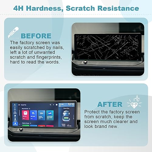 Image of CDEFG 2023-2026 Accord 12.3-Inch Screen Protector for 2023 2024 2025 2026 Honda Accord Sport Hybrid EX-L Hybrid Sport-L Hybrid Touring Hybrid Navigation Display Screen Cover