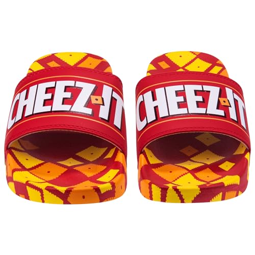 Odd Sox – Cheez-It Slide Slippers – Soft Slip-On Sandals-Unisex Comfort House Slipper, Casual Indoor/Outdoor Footwear3