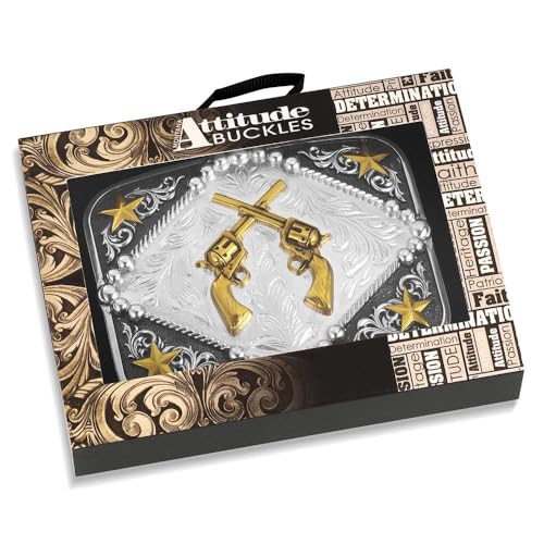 Image of Montana Silversmiths Southwest Series Attitude Western Belt Buckle