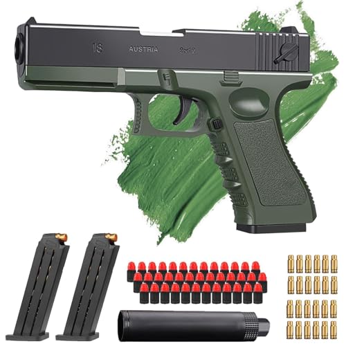 Bybykoi Spielzeug Pistole M1911 for Kinder Pistole,1:1 Schaumstoff-Blaster...