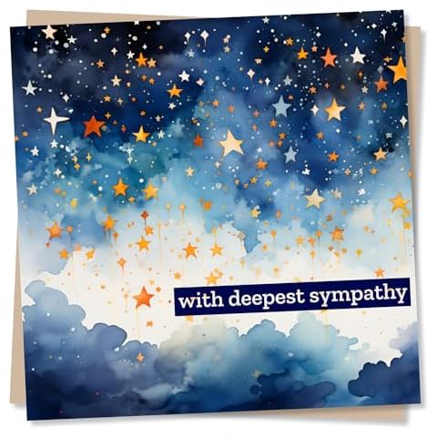 Sympathy Card - Stars In The Sky Cover