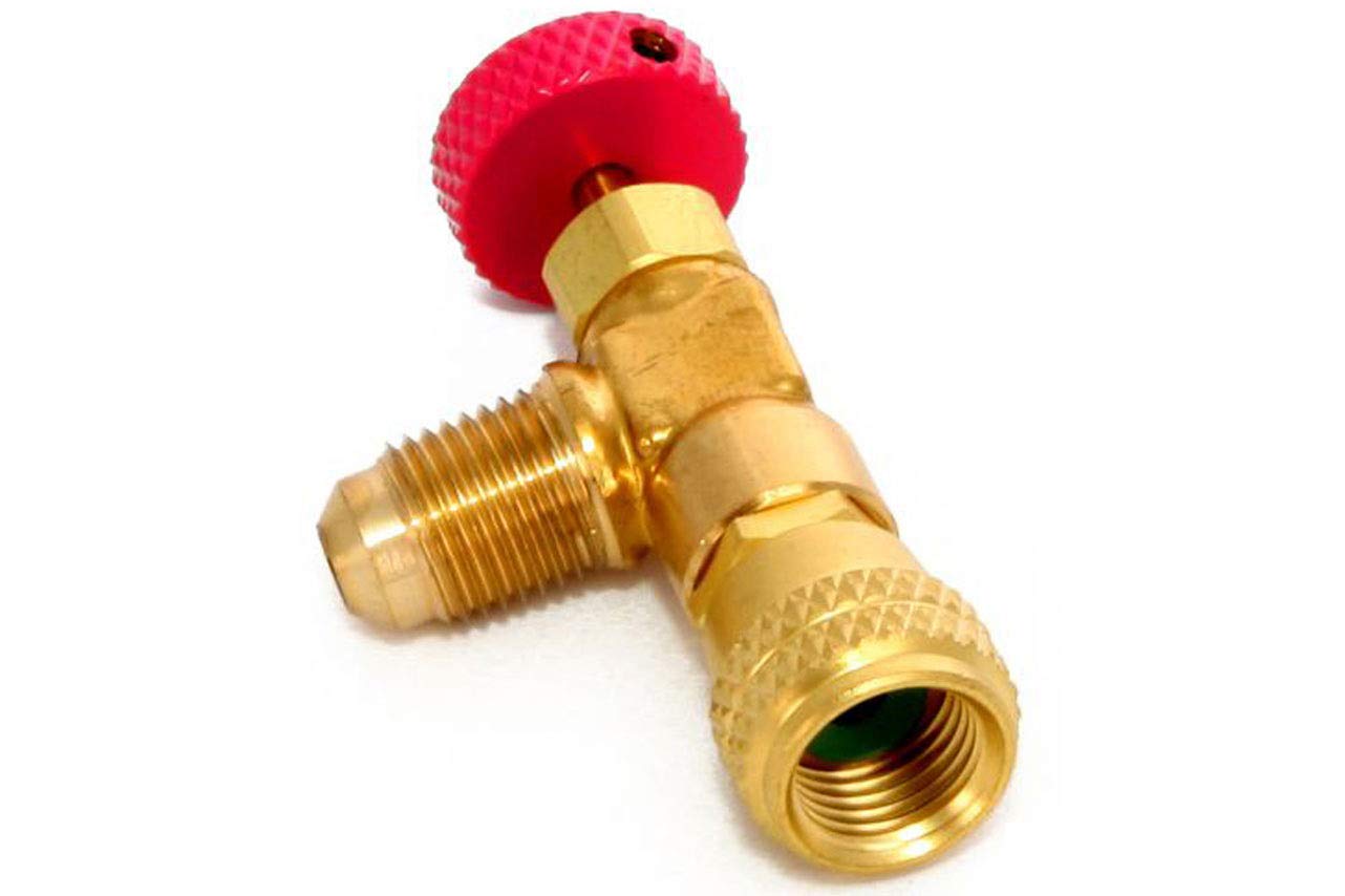 Klimaanlage Split Absperrventil 5/16 SAE-m 5/16 SAE-f R410a / R32 rot Klimaanlage Split Absperrventil 5/16 SAE-m 5/16 SAE-f R410a / R32 rot