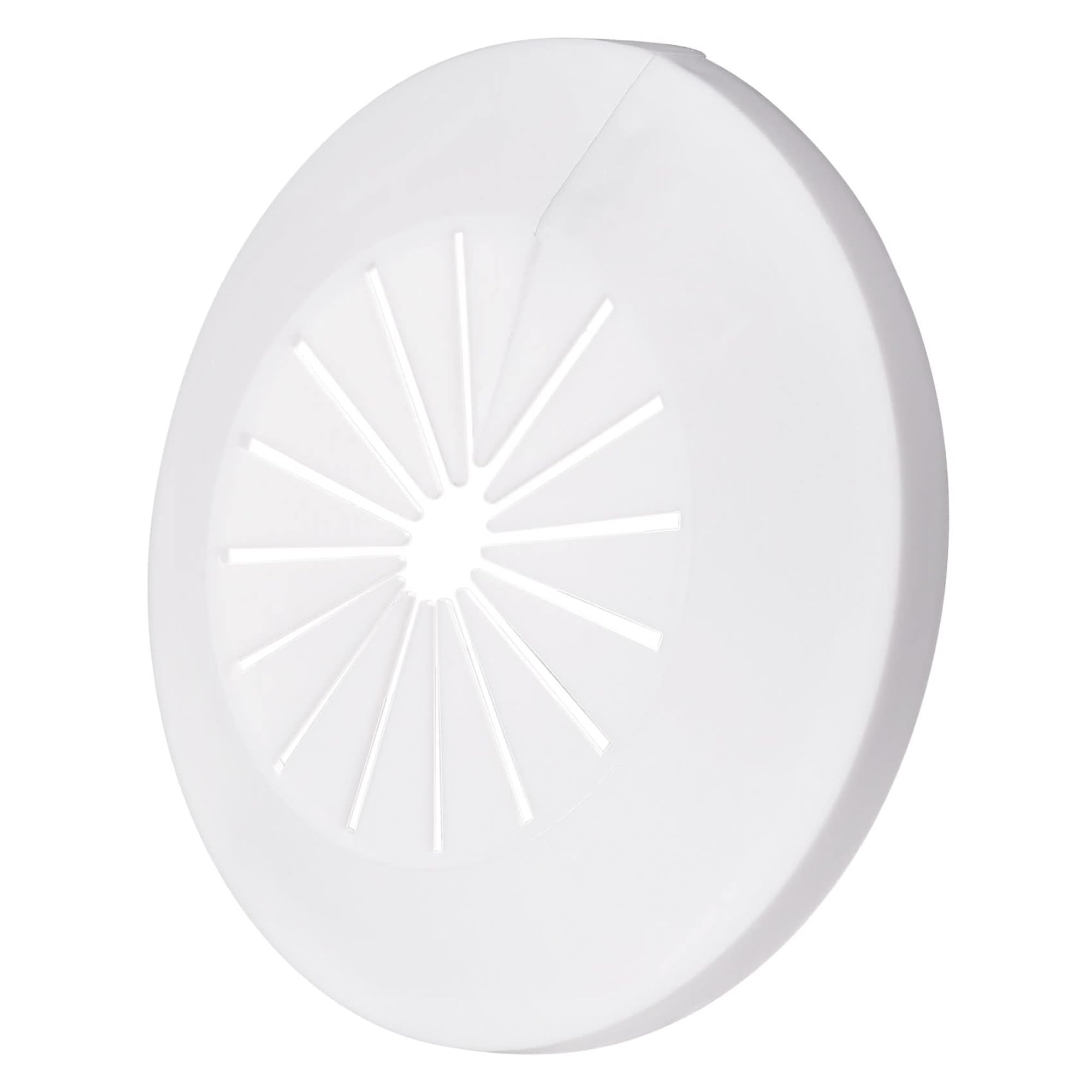 TOP-VIGOR 12pcs 15mm-40mm Pipe Cover Decoration, PP Plastic Escutcheon Pipe Collar for Water Pipe Drain Line