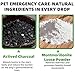 2pack 60ML-Activated Charcoal for Dogs & Cats, Charcoal for Dogs First Aid Formula, Dog First Aid Kit Charcoal Emergency for IPoisoning, Indigestion & Diarrhea, Gas Relief, Ready Absorb Toxins