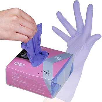 モレーンコーポレーション グレイシアハイジーン 使い捨てニトリルグローブ S (125枚/パック) GH-02-01