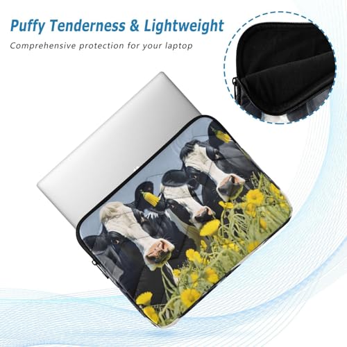 Funda para portátil Rural Farm Cows 13-14 pulgadas impermeable miniatura 5