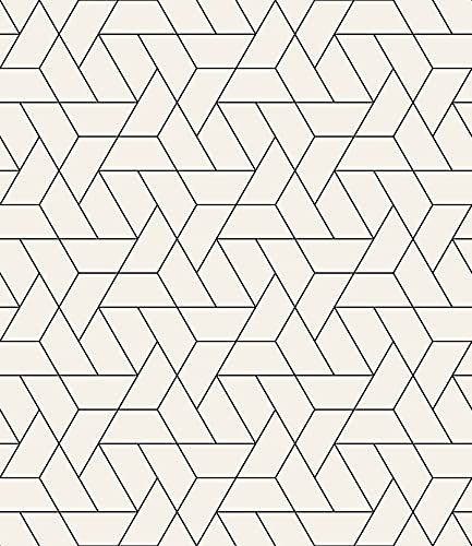 Papier Peint Auto-Adhésif Géométrique Minimaliste 312x219 cm