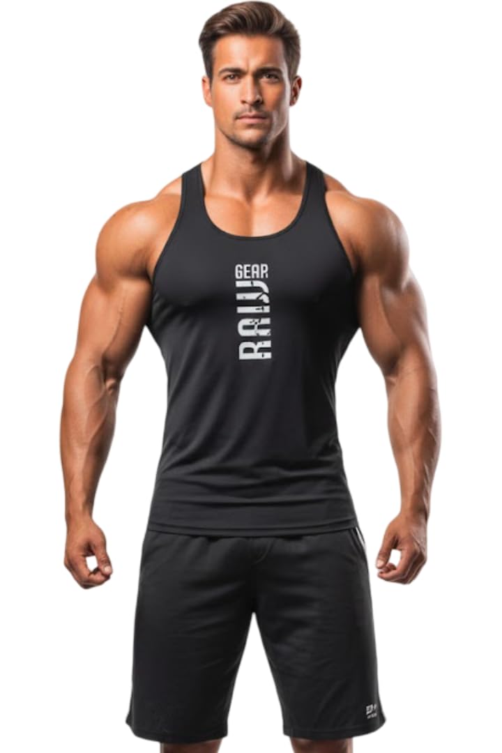 Men's Lightweight Sleeveless Tank Top for Gym & Workout - Quick Dry Bodybuilding Vest