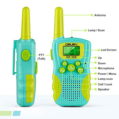 image for Obuby Kids Walkie Talkies 3 KMs Long Range 2 Way Radio 22 Channels for