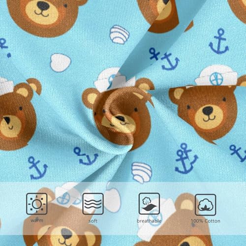 Cute Bear Ocean Blue Toddler Boy's Underwear 2T 23021873