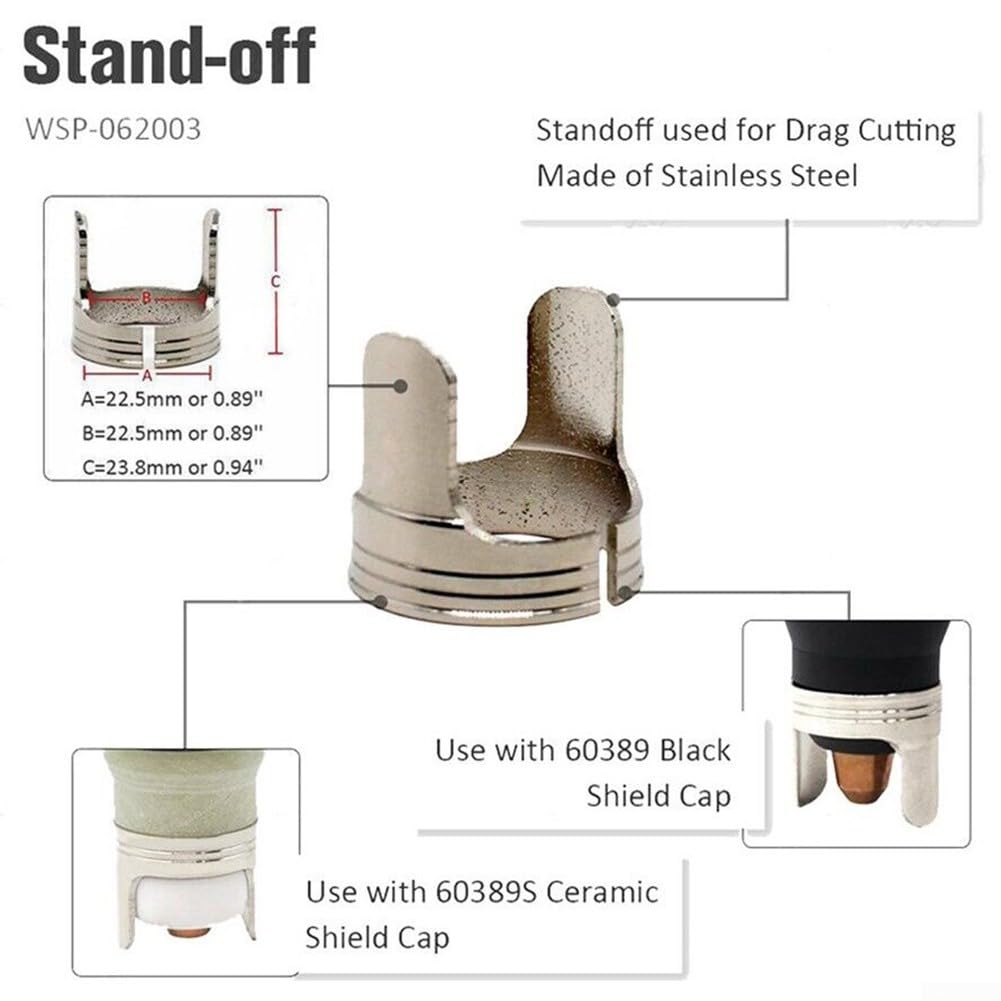 MYG 20pcs Électrode à Plasma MT52582 Embouts Buses MT51313P1.1 Pour Torche De Coupe PT60