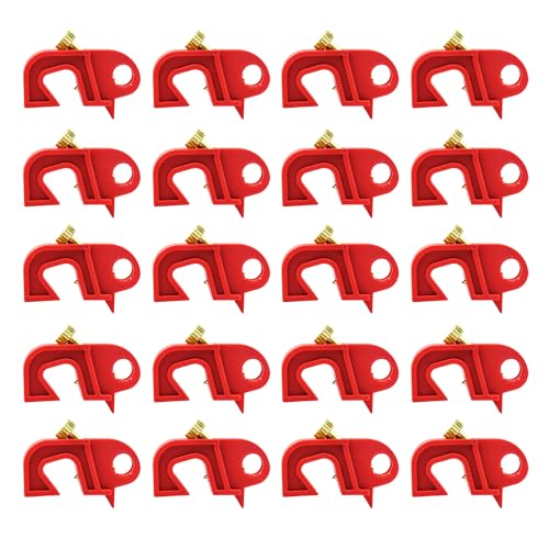HiLKCO 20pcs Circuit Breaker Lockout Device,Breakers Lock Kit Lock Out Tag Out Set Electrical OSHA-Compliant, Single & Multi-Pole, Industrial Grade