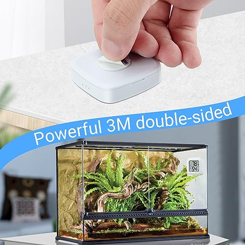 image for Reptile Tank Thermometer, Aggforbl High-Accuracy Digial Display Reptil
