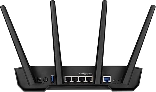 Miniatura 8 de ASUS TUF Gaming AX3000 V2 Dual Band WLAN Combinable Router (Tethering as 4G and 5G Router Replacement, WiFi 6, up to 3000 Mbps, Mobile Game Mode,