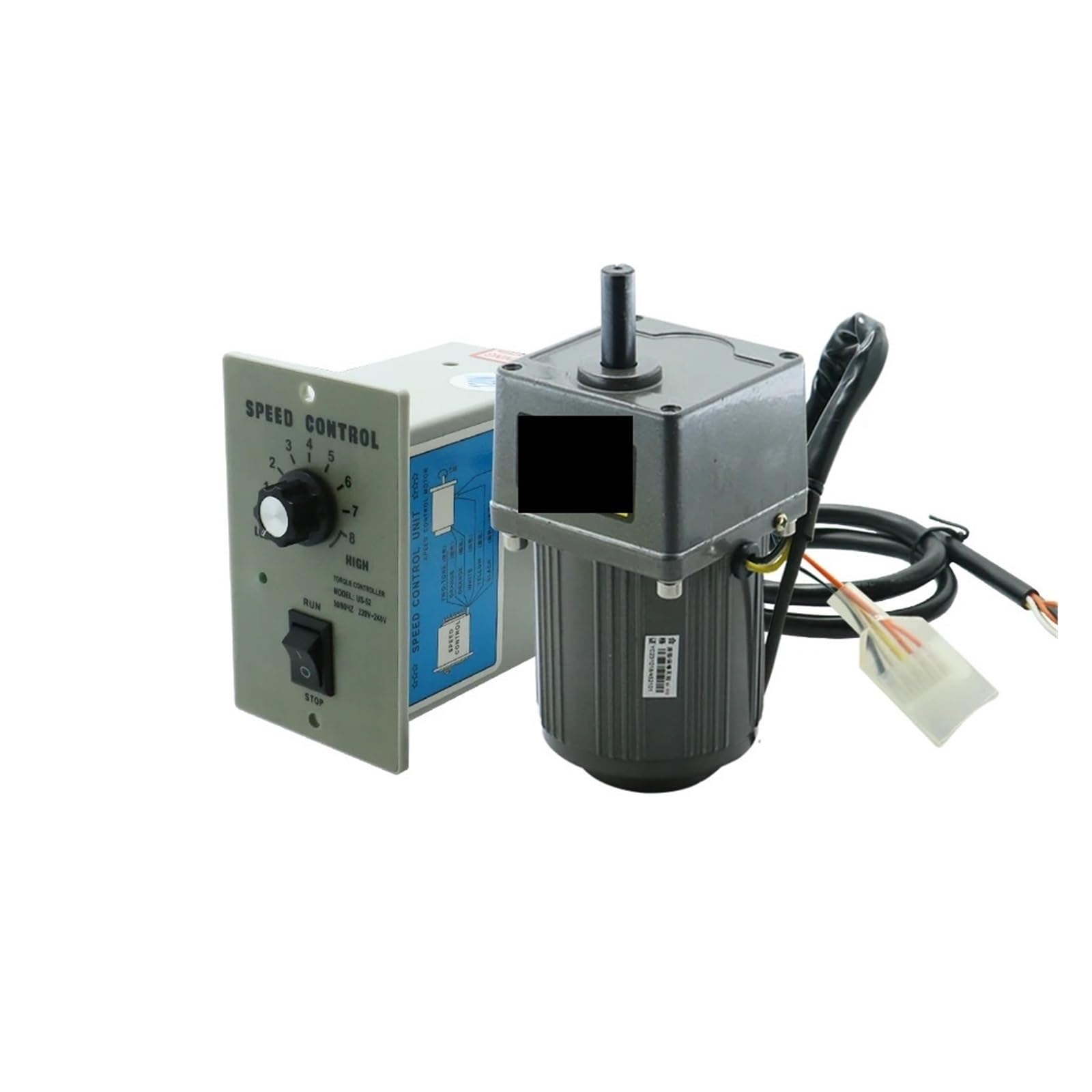 MUYTQAERG Motor 15W AC 110v 220v Single Phase Asynchronous Gear 10mm Shaft+ Speed Controller 5RPM-1350RPM 50/60hz DC(110v,0-78 RPM)