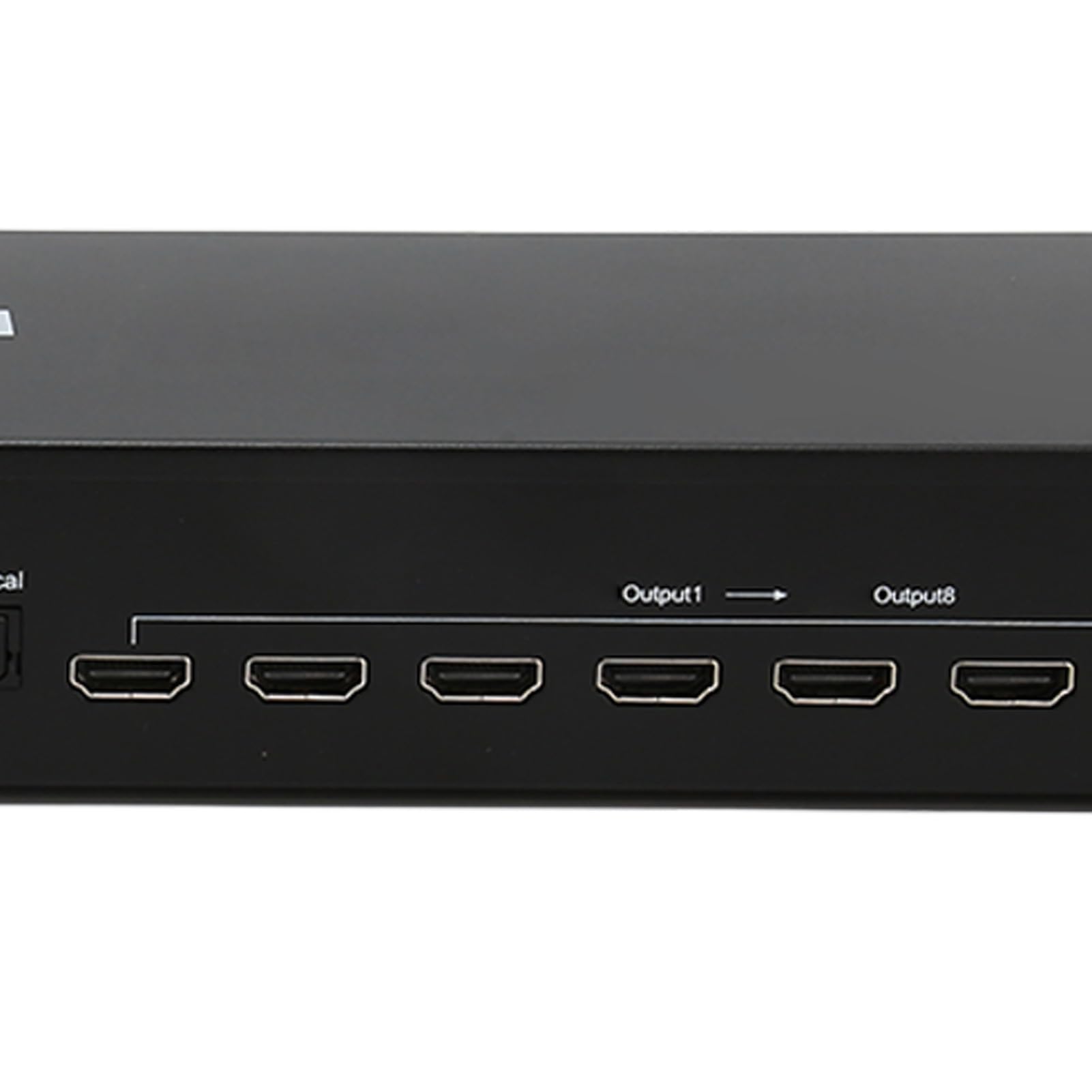 8x8 HDMI Splitter, 8 in 8 out 1080P 60Hz HD Obraz Stereoskopowy 3D Dual Mode, HDMI dla PC TV Monitor Projektory (UE Wtyczka)