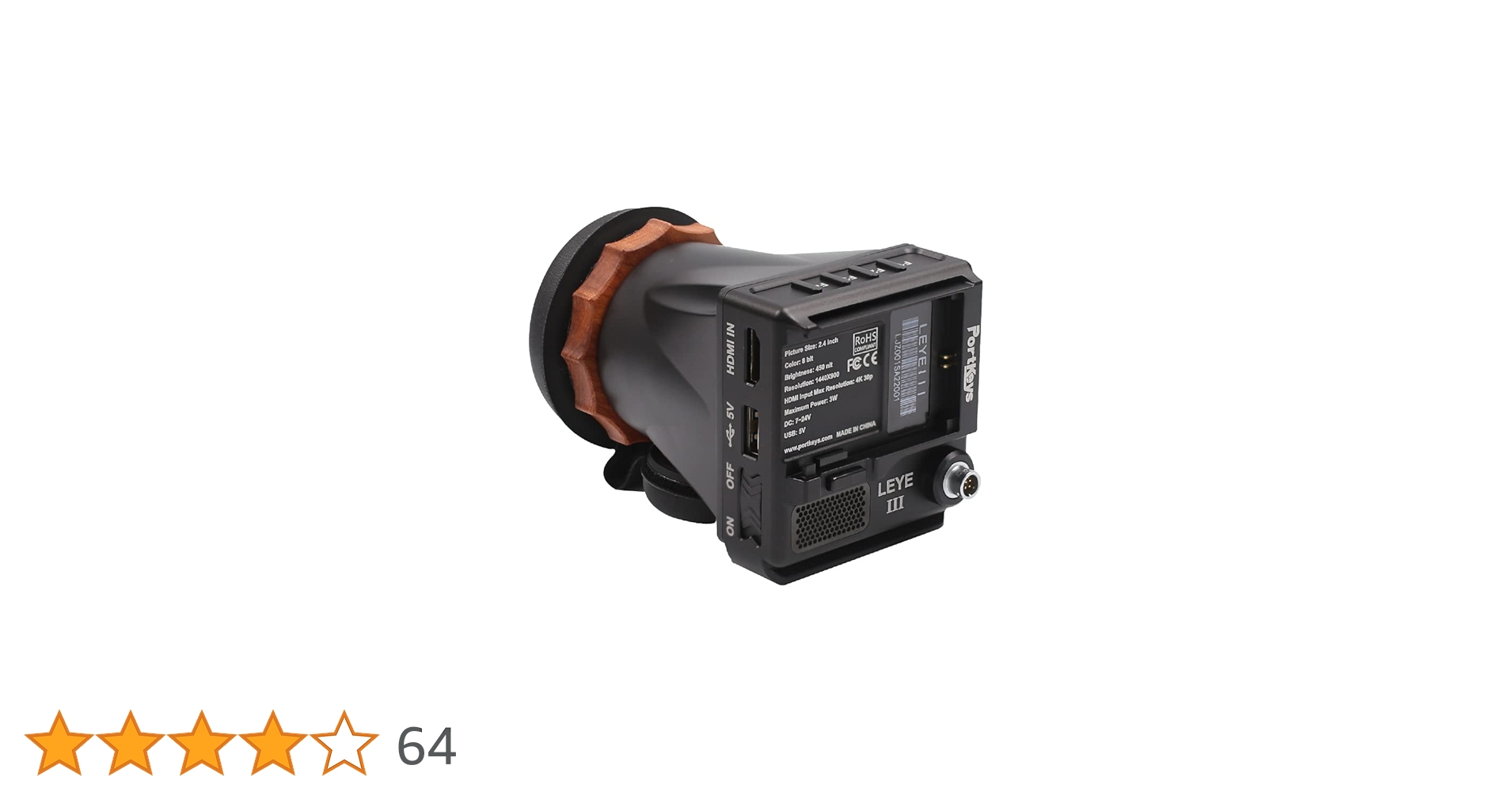 Portkeys LEYE III EVF Electronic Viewfinder 2.4 Inch 1440