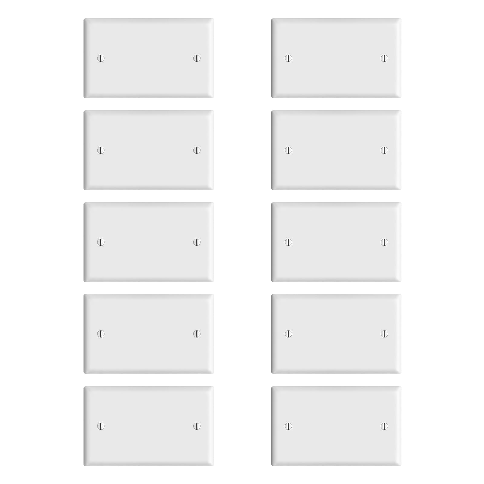 Shyyoulqe Standard Size 1 Gang Cover For Electrical Outlets Made From Sturdy Abs Suitable For Residential And Commercial Use Thin Wall Plate Cover