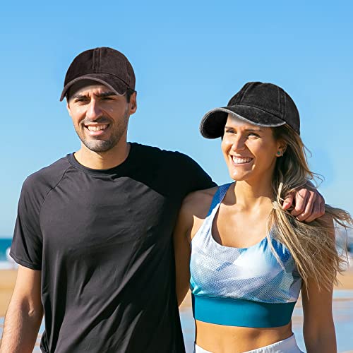 Image of Baseball Cap Unisex Vintage Washed Distressed Cap,Retro Adjustable Dad Hats,Baseball Hat for Men Women