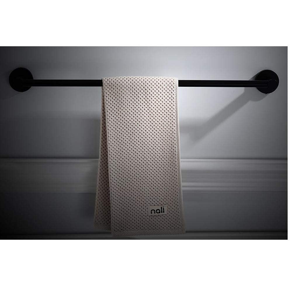 SUS304 Acero Inoxidable Pintura Negra Poste único Hogar Hotel Cocina Baño Colgar en la Pared Toallero Longitud 40CM Montado en la Pared Toallero Colgar para Cocina Baño Armario
