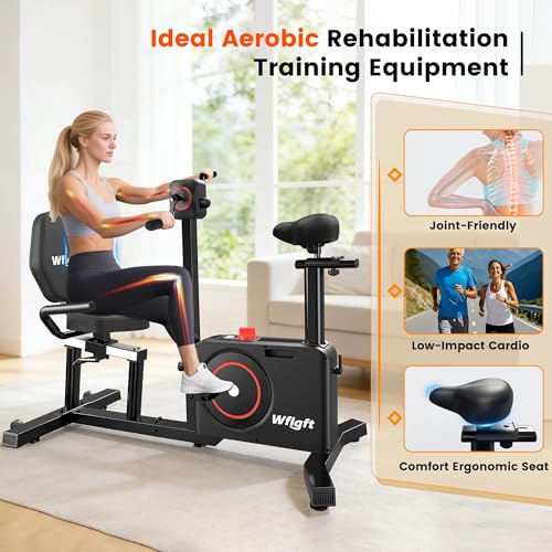 Recumbent Bike with High Back Support