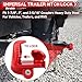 Vershin Trailer Hitch Lock Universal Size with 2 Keys, Fit 1-7/8