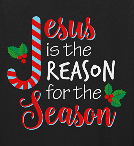 TEEAMORE Matching Christmas for Family Jesus is The Reason for The Season Letter Print4