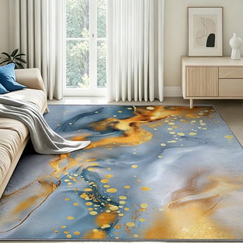 Tapis texture marbre moderne esthétique contemporaine - 3