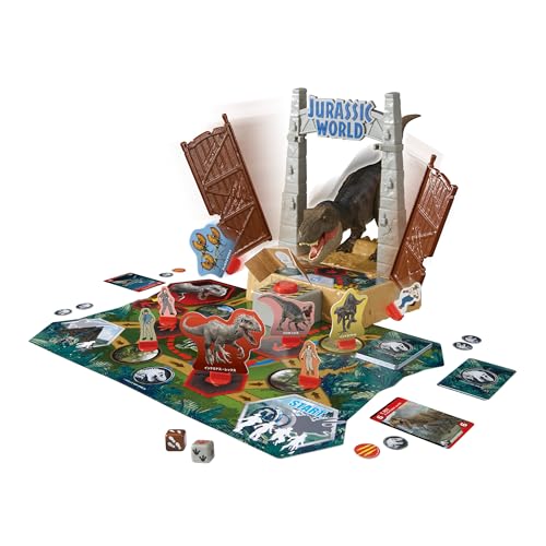 エポック社(EPOCH) ジュラシックワールド(JURASSIC WORLD) 大脱出! T. レックスパニックゲーム STマーク認証 6歳以上 恐竜 おもちゃ ゲーム プレイ人数:2~4人 EPOCH