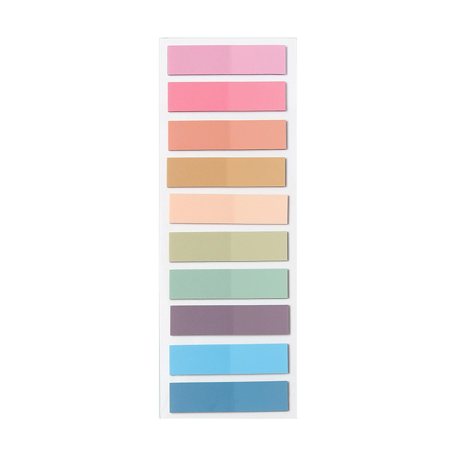 Elnwnnkc Simple Sticky Note Adhesive Pad Colourful Indexes Tabs Aesthetic Memos Pad Indexes Sticker for Colourful Notes