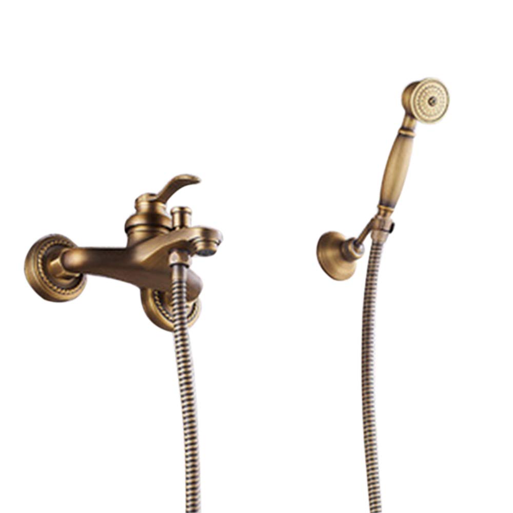 Mitigeur de douche commerciale et robinet baignoire mural rétro pour maison de charme
