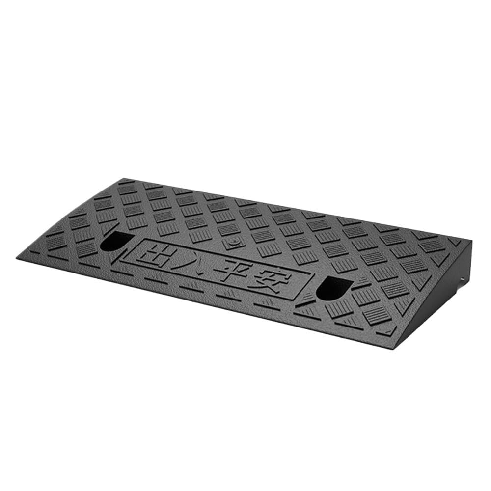 RPXHZLKTM Wheelchair Ramps Threshold Ramp for Wheelchair Doorway, 3-22Cm Rise Curb Ramp, Rubber Driveway Kerb Ramp(Black,50 * 27 * 7Cm)