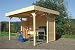 Produktbild Pavillon Hedera S710-70 x 70 mm Pfostenstärke, Grundfläche: 5,32 m², Flachdach