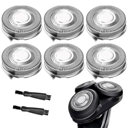 SH50 Replacement Heads Compatible with Philips Norelco Series 5000 Replacement Heads SH50 Replacement Blades for Philips Norelco Series 5000 Electric Shaver S5210 S5380