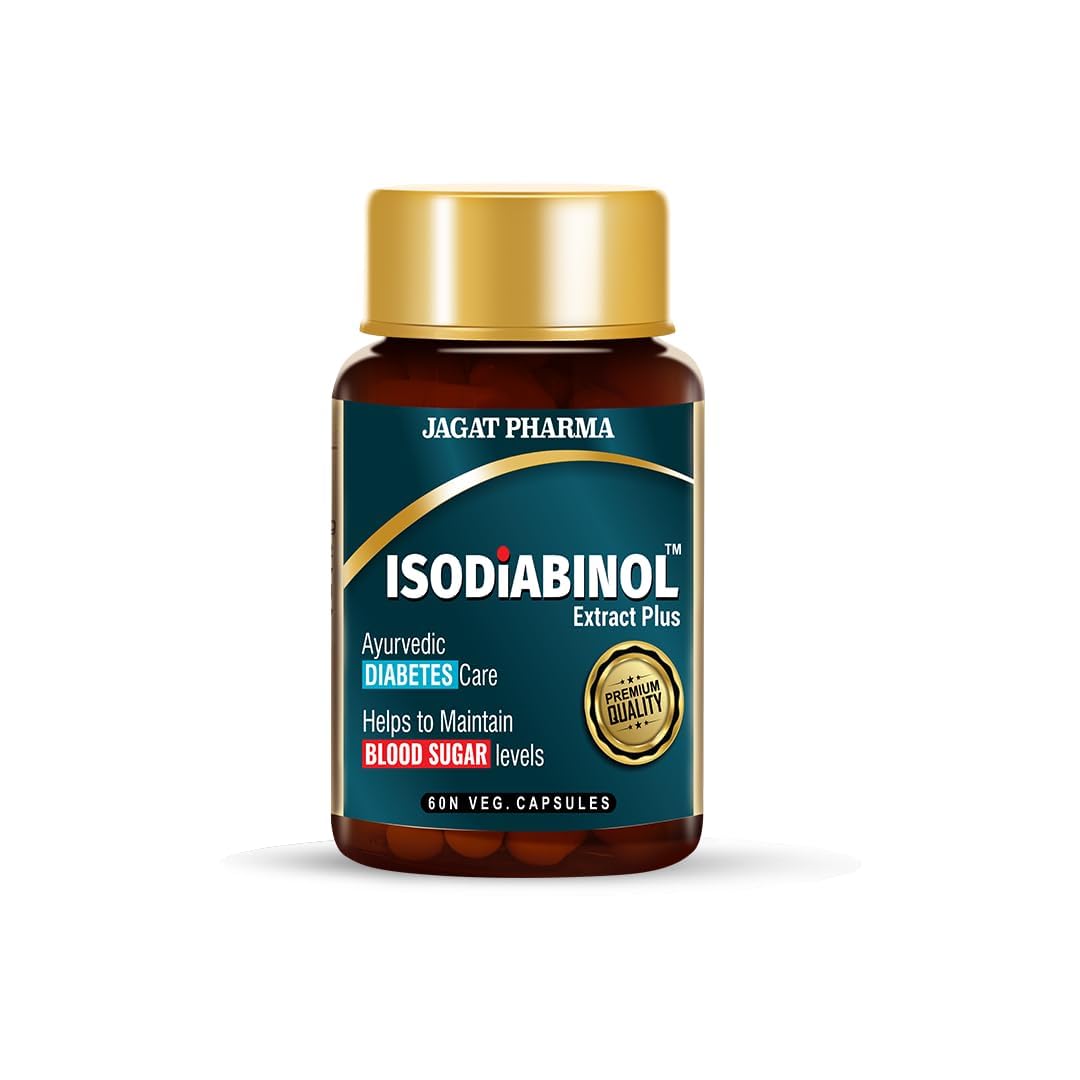 Jagat Pharma Isodiabinol Ayurvedic Capsules - 60 veg Capsules (1) (B0CG8WR5NN) Amazon Price History, Amazon Price Tracker