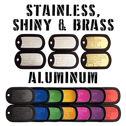 Tag-Z DT-ADVERTISING Personalized Military Dog Tags thumb #3