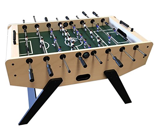 Simba Srl Profi Tischfußball Leeds Kicker, Tischkicker Kickertisch Fussballtisch Bernabeu - FEST UND BESTÄNDIG Spielfeldes:680 mm x 1160 mm – Bild 4