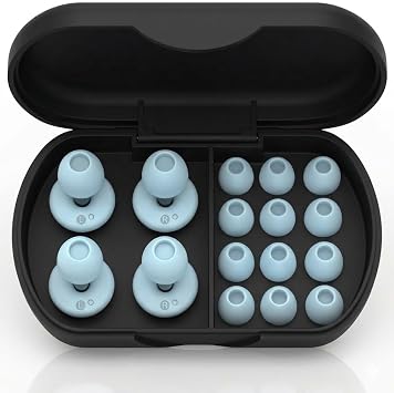 SIXTHGU Ear Plugs for Sleeping Noise Cancelling - Reusable Silicone Earplugs for Concert, Sleep, Social, Work, 30dB Noise Reduction, Silicone Earplugs