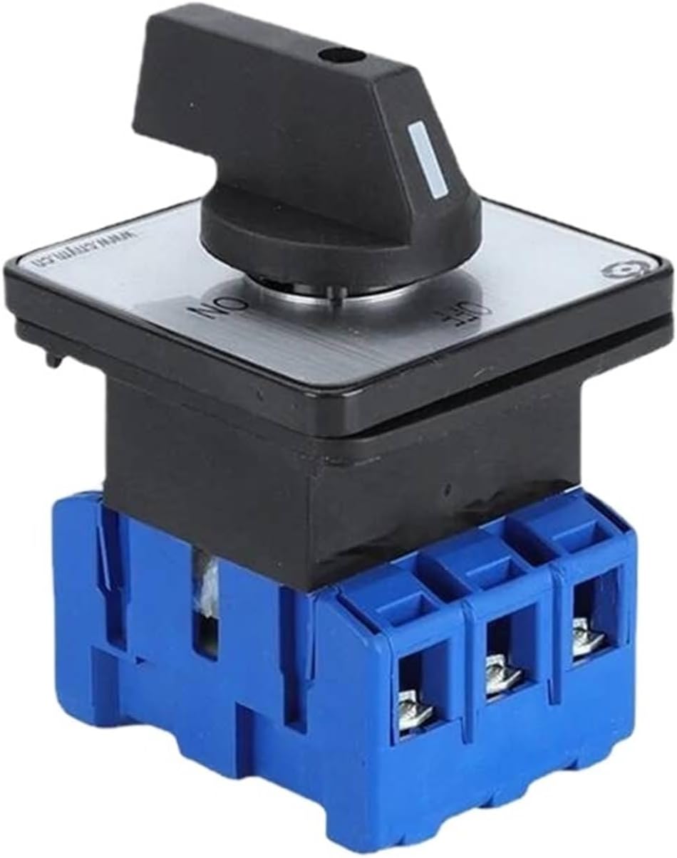 1pcs YMD11-T Sereis OFF-ON Panel 3/4P 690V 25/32/40/63/80/100A Isolator Switch Padlock Disconnect With Power Control Replace LW30(3P 6Terminals,63A)